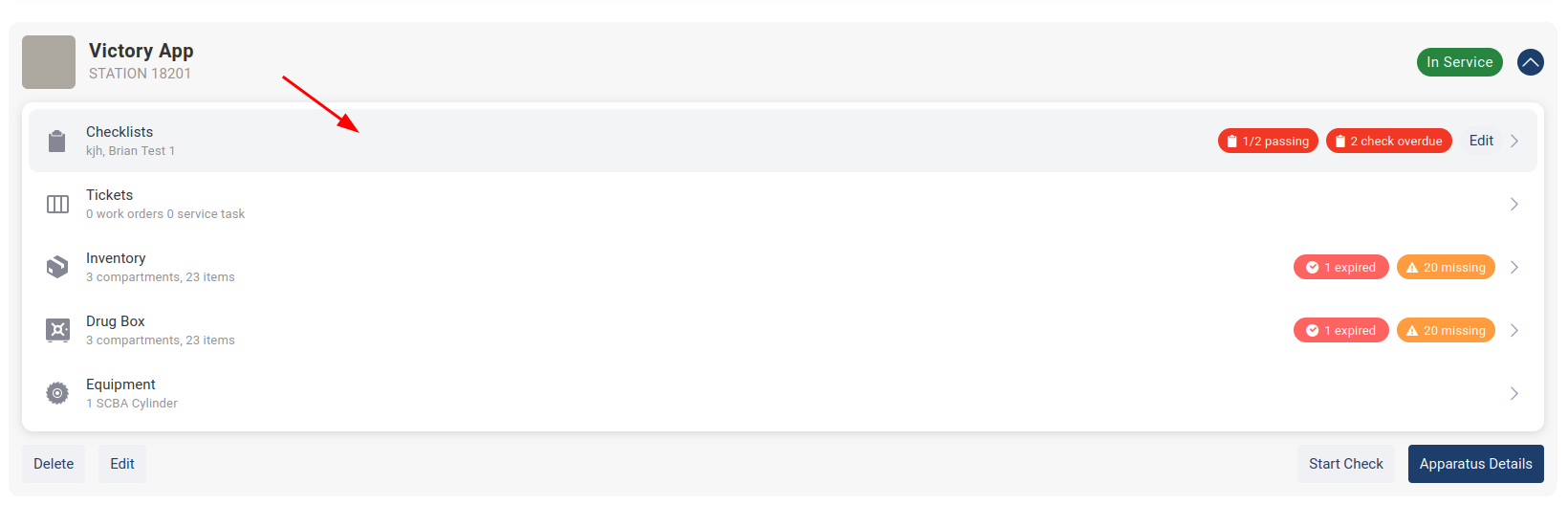 Pull Inspections Into Checklists